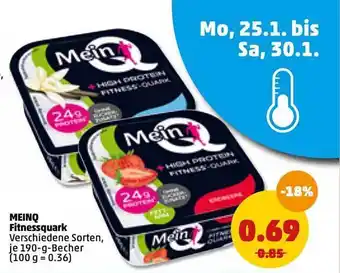 PENNY MEINQ Fitnessquark Angebot