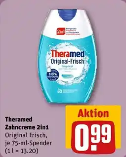 REWE Theramed Zahncreme 2in1 Angebot