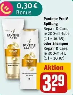 REWE Pantene Pro-V Spülung oder Shampoo Angebot