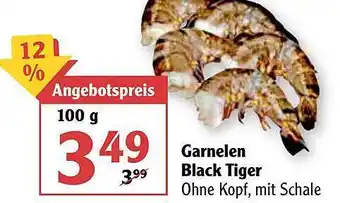 Globus Garnelen Black Tiger 100g Angebot