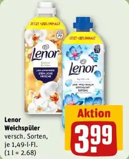 REWE Lenor Weichspüler Angebot