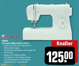 REWE SINGER Clearwater Nähmaschine 2277 Angebot