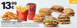 McDonald’s 2 Klassiker nach Wahl Angebot