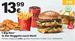 McDonald’s 1 Big Mac 1x 6er Nuggets nach Wahl Angebot