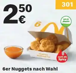 McDonald’s 6er Nuggets nach Wahl Angebot