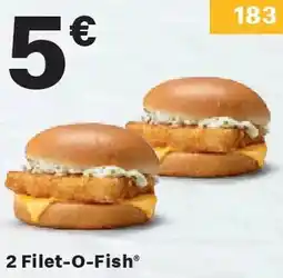 McDonald’s 2 Filet-O-Fish Angebot