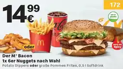 McDonald’s Der M Bacon 1x 6er Nuggets nach Wahl Angebot