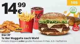 McDonald’s Der M 1x 6er Nuggets nach Wahl Angebot