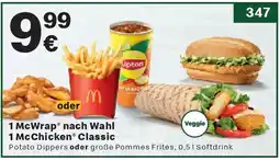 McDonald’s 1 McWrap nach Wahl 1 McChicken Classic Angebot