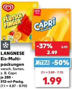 Kaufland LANGNESE Eis-Multi-packungen Angebot