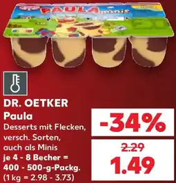 Kaufland DR. OETKER Paula Angebot