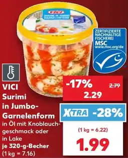 Kaufland VICI Surimi in Jumbo Garnelenform Angebot
