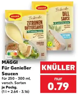 Kaufland MAGGI Für Genießer Saucen Angebot