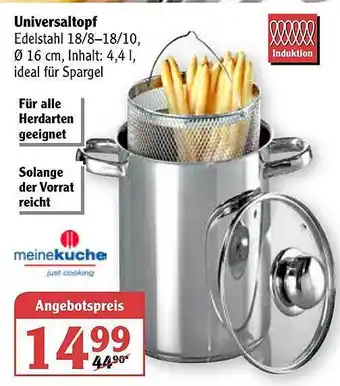 Globus Meinekuche Universaltopf Angebot