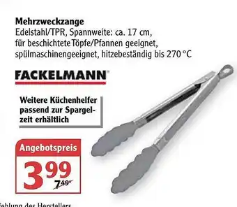 Globus Fackelmann Mehrzweckzange Angebot