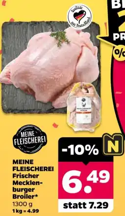 Netto MEINE FLEISCHEREI Frischer Mecklenburger Broiler* Angebot