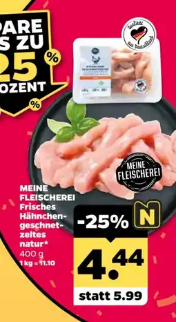 Netto MEINE FLEISCHEREI Frisches Hähnchen-geschnetztes natur* Angebot
