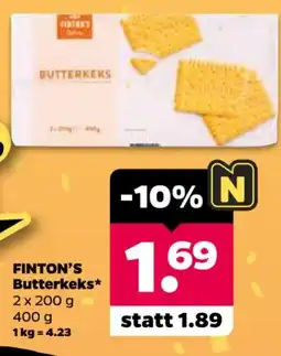 Netto FINTON'S Butterkeks Angebot