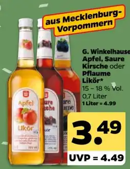 Netto G. Winkelhaus Apfel, Saure Kirsche oder Pflaume Likör Angebot