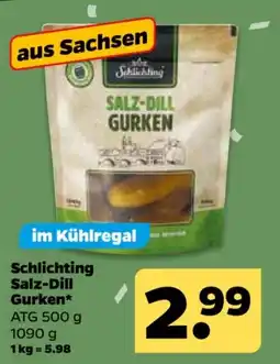 Netto Schlichting Salz-Dill Gurken Angebot