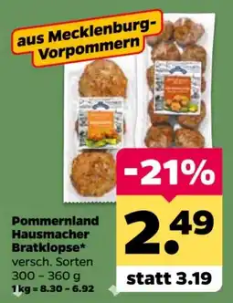 Netto Pommernland Hausmacher Bratklopse* Angebot