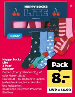 Netto Happy Socks Lite Socken Angebot