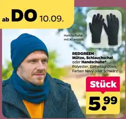 Netto REDGREEN Mütze, Schlauchschal oder Handschuhe Angebot