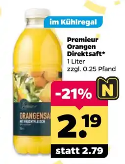 Netto Premieur Orangen Direktsaft Angebot