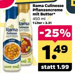 Netto Rama Culinesse Pflanzencreme mit Butter* Angebot