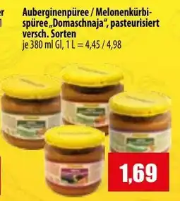 Mix Markt Auberginenpüree / Melonenkürbispüree „Domaschnaja“ Angebot