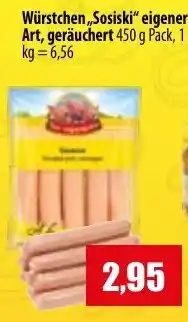 Mix Markt Würstchen „Sosiski“ eigener Art Angebot