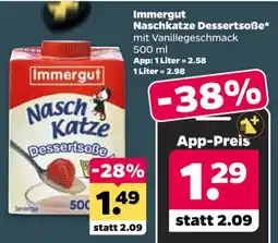 Netto Immergut Nasch Katze Dessertsoße Angebot