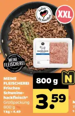 Netto MEINE FLEISCHEREI Frisches Schweinehackfleisch* Angebot