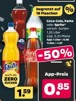 Netto Coca-Cola, Fanta oder Sprite* Angebot