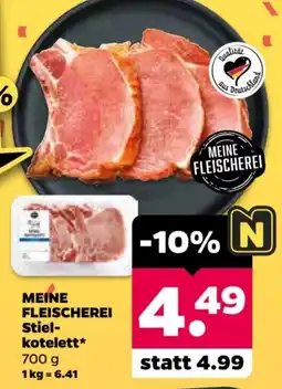 Netto MEINE FLEISCHEREI Stielkotelett Angebot