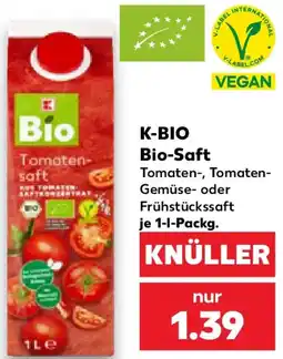 Kaufland K-BIO Bio-Saft Angebot