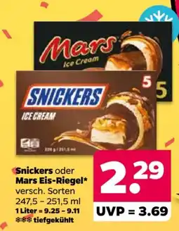 Netto Snickers oder Mars Eis-Riegel* Angebot
