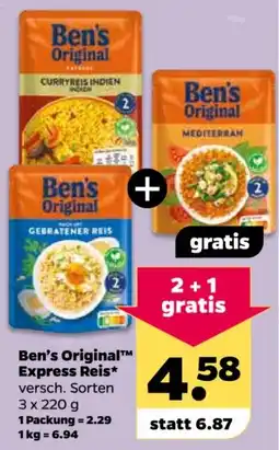 Netto Ben's Original Express Reis Angebot