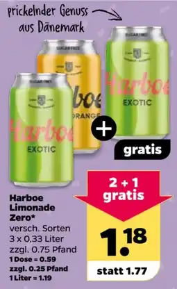 Netto Harboe Limonade Zero* Angebot