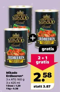 Netto Mikado Erdbeeren Angebot