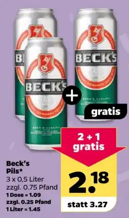 Netto Beck's Pils Angebot