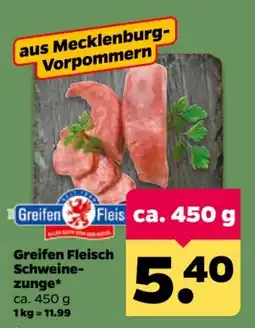 Netto Greifen Fleisch Schweinezunge* Angebot