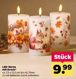 Netto LED-Kerze mit Druck* Angebot