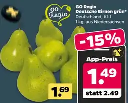 Netto GO Regio Deutsche Birnen grün* Angebot
