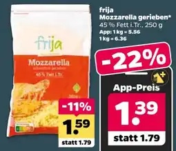 Netto frija Mozzarella gerieben Angebot