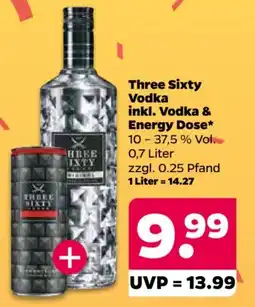Netto Three Sixty Vodka Angebot