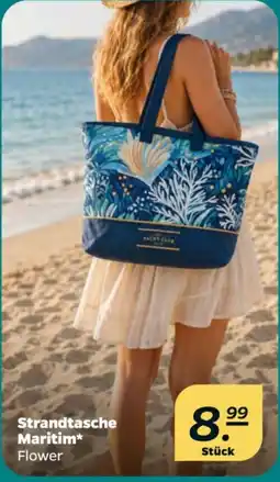 Netto Strandtasche Maritim* Flower Angebot