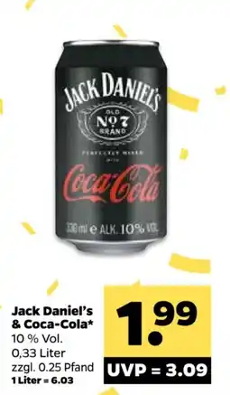 Netto Jack Daniel's & Coca-Cola* Angebot