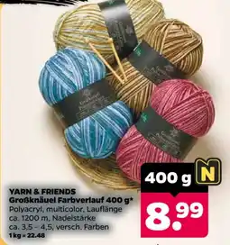 Netto YARN & FRIENDS Großknäuel Farbverlauf Angebot