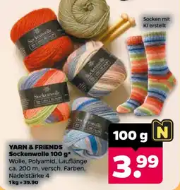 Netto YARN & FRIENDS Sockenwolle Angebot